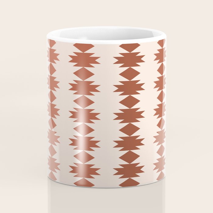 Geometric Southwestern Pattern XIX Coffee Mug Gallery Image 4
