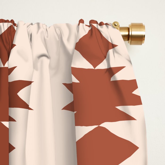 Geometric Southwestern Pattern XIX Window Curtain Gallery Image 2