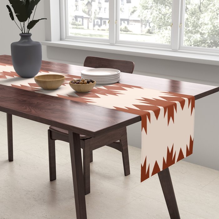 Geometric Southwestern Pattern XIX Table Runner Gallery Image 2