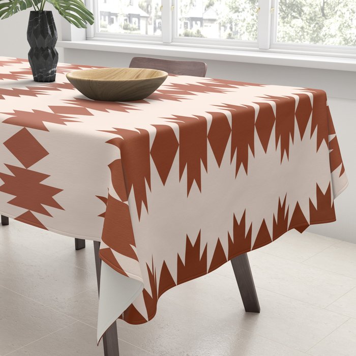 Geometric Southwestern Pattern XIX Tablecloth Gallery Image 3
