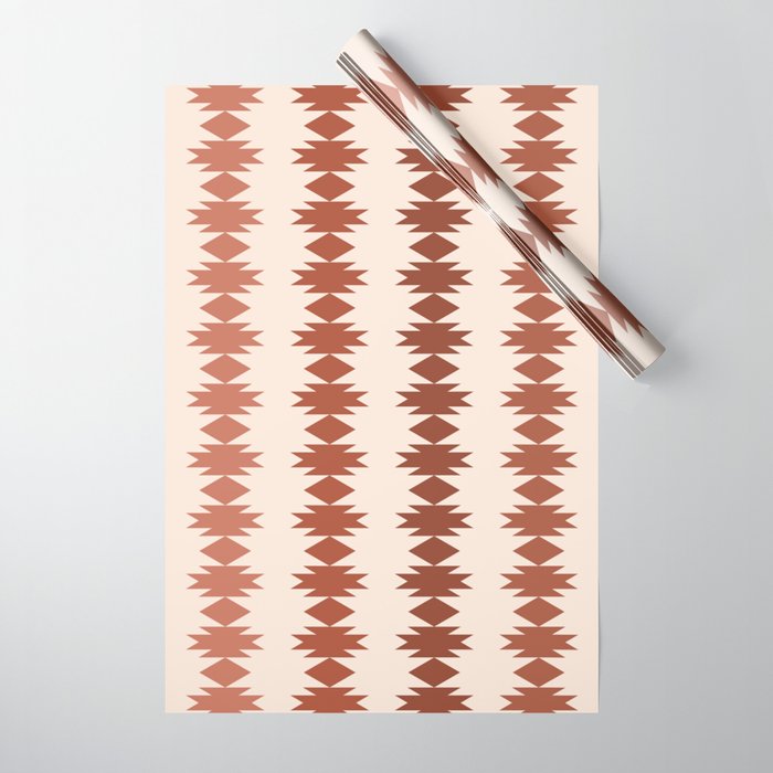 Geometric Southwestern Pattern XIX Wrapping Paper Gallery Image 1