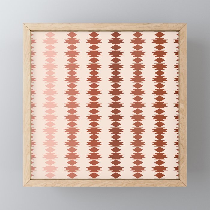 Geometric Southwestern Pattern XIX Mini Art Print Gallery Image 1