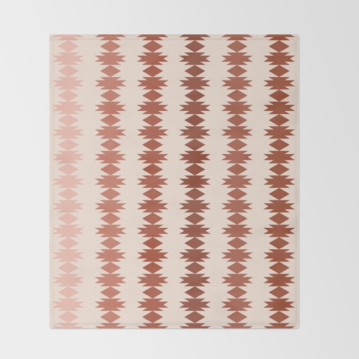 Geometric Southwestern Pattern XIX Throw Blanket Gallery Image 2