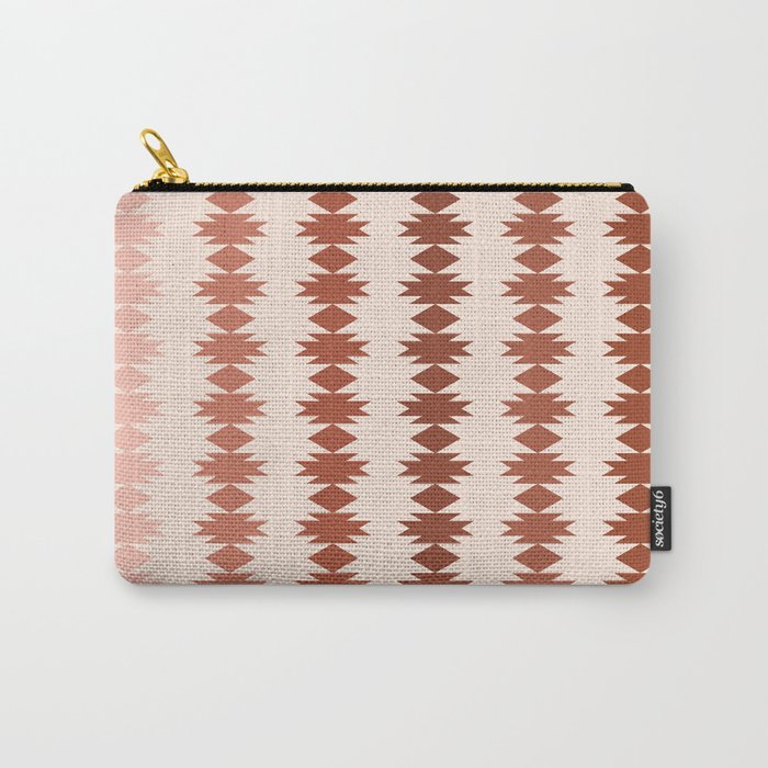 Geometric Southwestern Pattern XIX Carry All Pouch Gallery Image 1