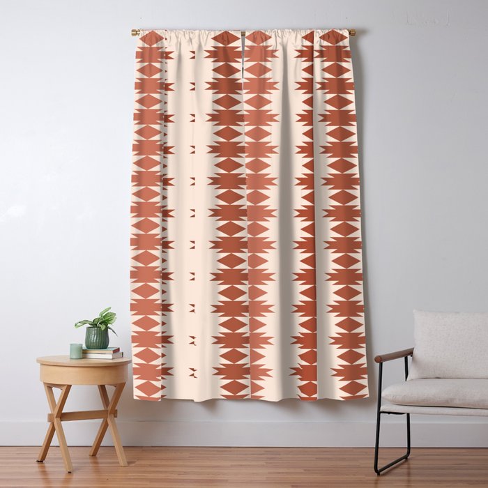 Geometric Southwestern Pattern XIX Window Curtain Gallery Image 5