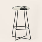 Minimal Abstract Noir Stool Gallery Image 1
