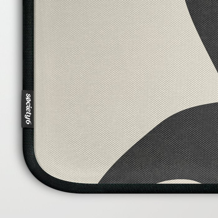 Minimal Abstract Noir Laptop Sleeve Gallery Image 3