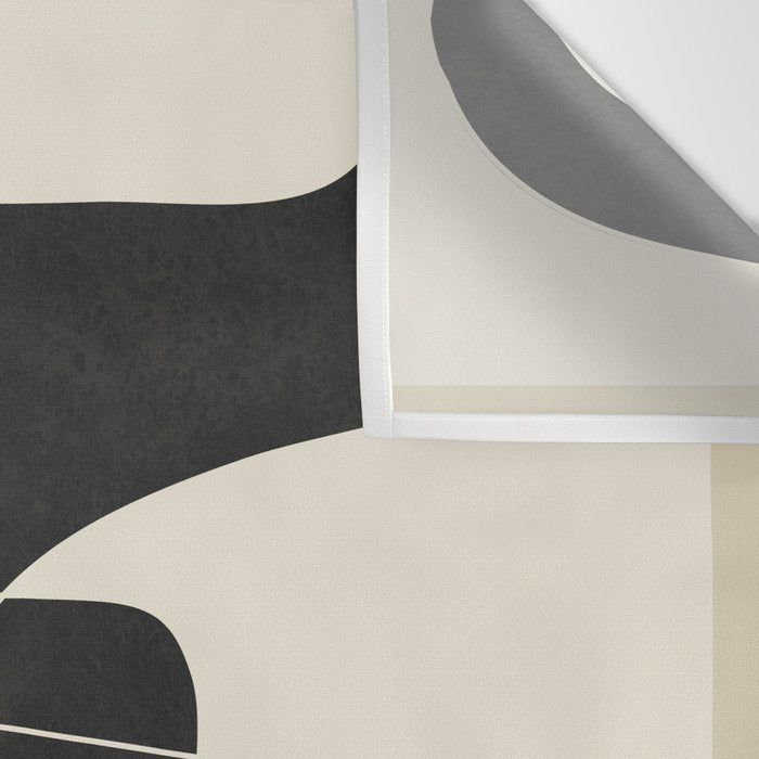 Minimal Abstract Noir Wall Tapestry Gallery Image 3