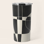 Minimal Abstract Noir Travel Mug Gallery Image 1