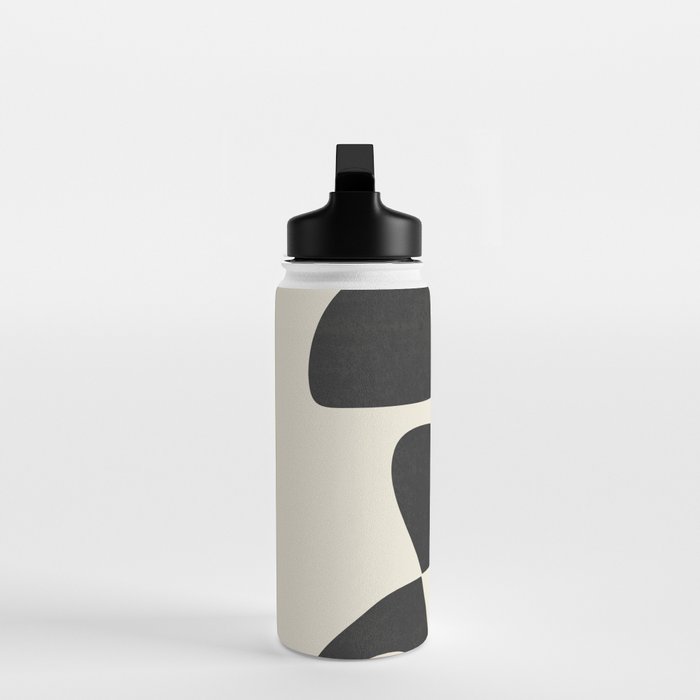 Minimal Abstract Noir Water Bottle Gallery Image 3
