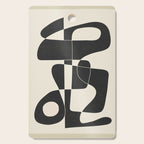 Minimal Abstract Noir Cutting Board Gallery Image 1