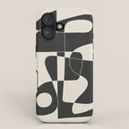 Minimal Abstract Noir iPhone Case Gallery Image 1