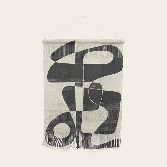 Minimal Abstract Noir Wall Hanging Gallery Image 1