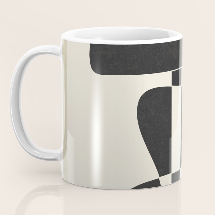 Minimal Abstract Noir Coffee Mug Gallery Image 3