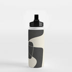 Minimal Abstract Noir Water Bottle Gallery Image 2