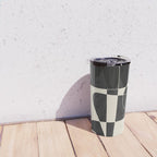 Minimal Abstract Noir Travel Mug Gallery Image 4
