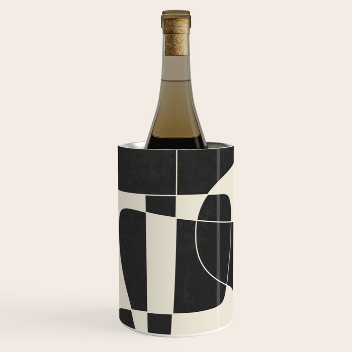 Minimal Abstract Noir Wine Chiller Gallery Image 1