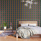 Retro cartoon sticker label pattern Wallpaper Gallery Image 3