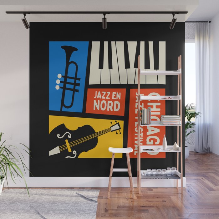 Jazz Festival | Bauhaus V Wall Mural Gallery Image 1