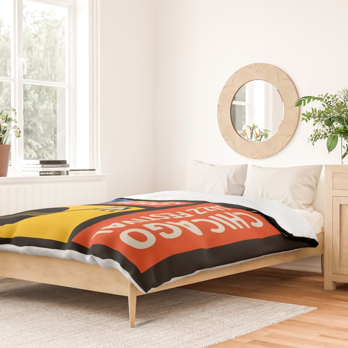 Jazz Festival | Bauhaus V Duvet Cover Gallery Image 2
