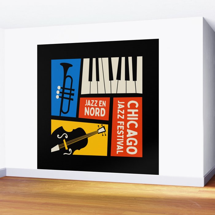 Jazz Festival | Bauhaus V Wall Mural Gallery Image 2