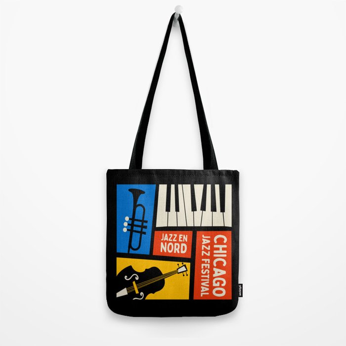 Jazz Festival | Bauhaus V Tote Bag Gallery Image 2