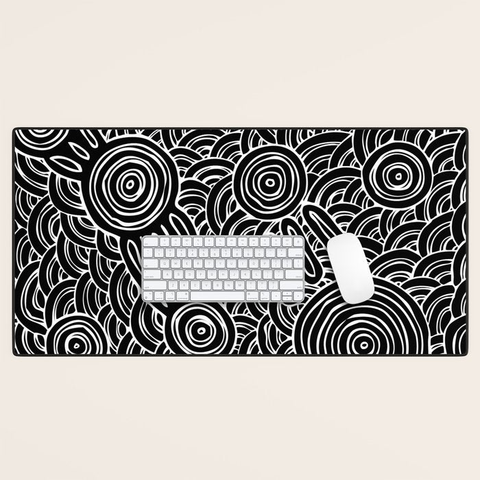 Aboriginal Art Authentic - Meeting Places Desk Mat Gallery Image 1