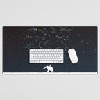 Falling star constellation Desk Mat Gallery Image 1