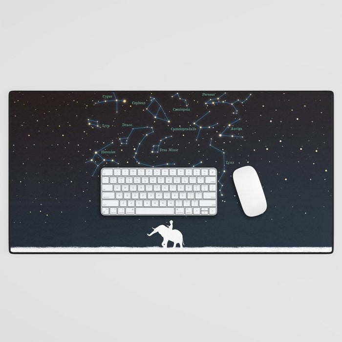 Falling star constellation Desk Mat Gallery Image 1