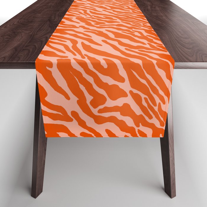 Vibrant Tiger Stripes Table Runner Gallery Image 1