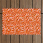 Vibrant Tiger Stripes Outdoor Rug Gallery Image 1