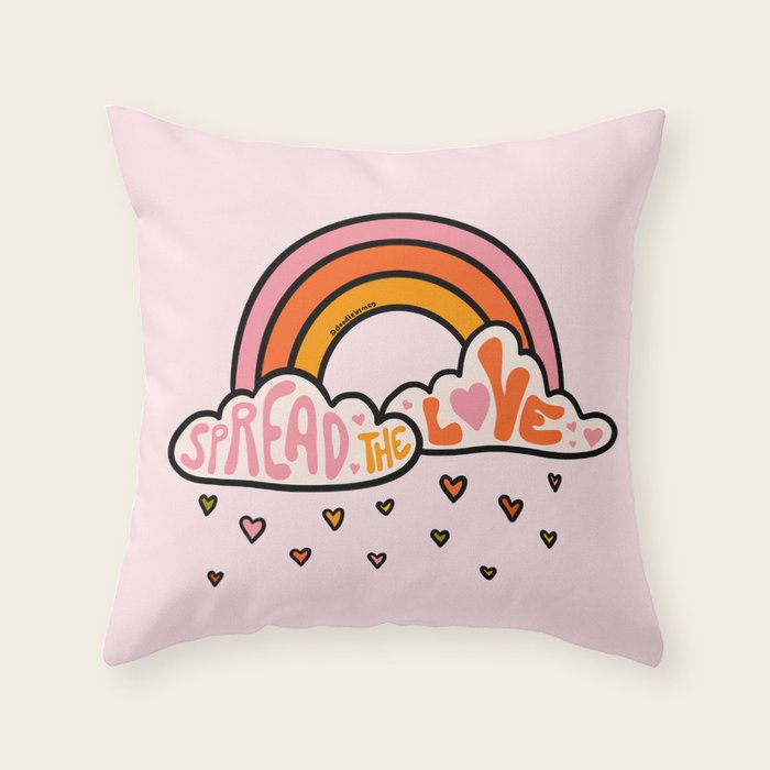 Spread The Love Throw Pillow Gallery Image 6