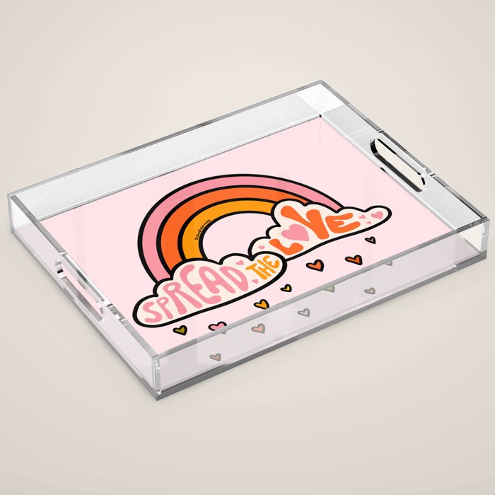 Spread The Love Acrylic Tray Gallery Image 1