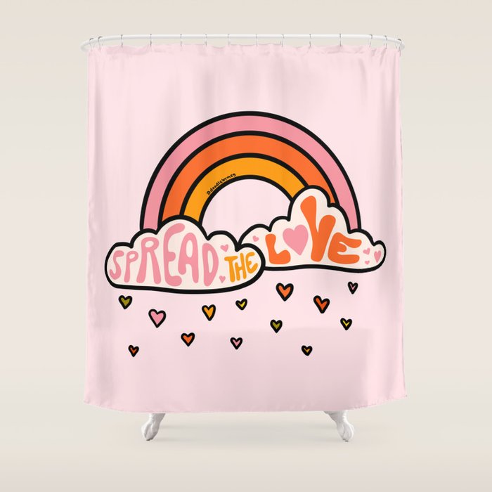 Spread The Love Shower Curtain Gallery Image 1