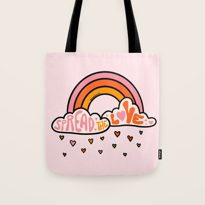 Spread The Love Tote Bag Gallery Image 1