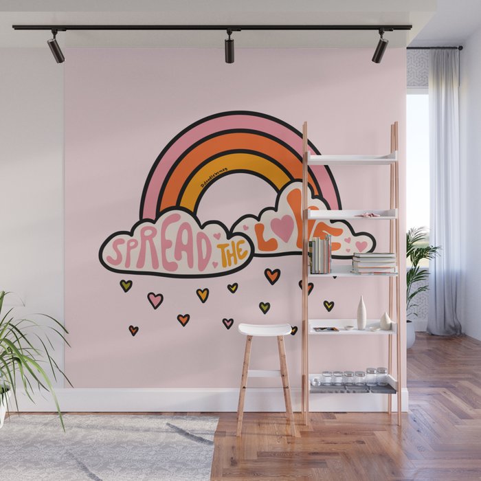 Spread The Love Wall Mural Gallery Image 1