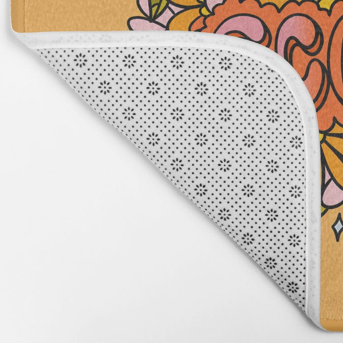Scorpio Flowers Bath Mat Gallery Image 2