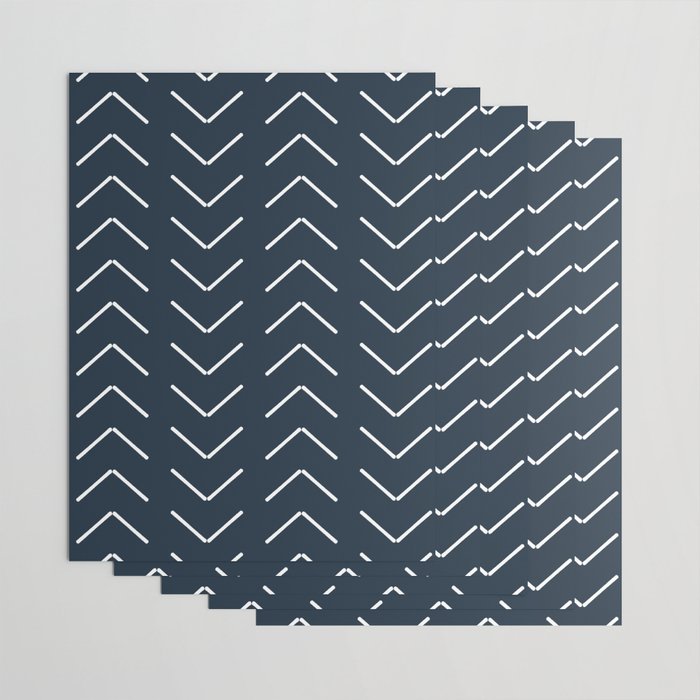 Mudcloth II (Annapolis Blue) Wrapping Paper Gallery Image 3