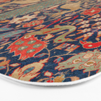 17th Century Persian Rug Print with Animals Bath Mat Gallery Image 3
