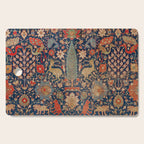 17th Century Persian Rug Print with Animals Cutting Board Gallery Image 1