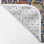 17th Century Persian Rug Print with Animals Bath Mat Gallery Image 2