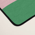 Retro Liquid Swirl Abstract 2 in Green and Pink Desk Mat Gallery Image 4