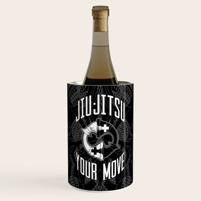 Brazilian Jiu-jitsu Chess Kings Wine Chiller Gallery Image 1