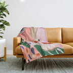 Garden Muse Throw Blanket Gallery Image 1