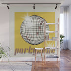 Celebrate the 80s Partyzone yellow Wall Mural Gallery Image 1