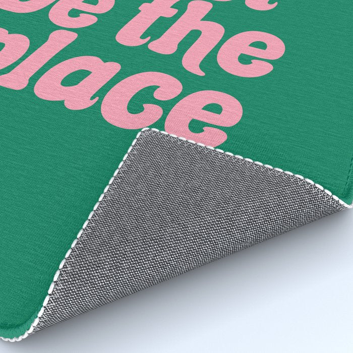 This Must Be The Place - Green Pink Rug Gallery Image 4