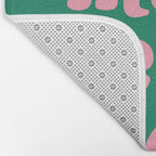 This Must Be The Place - Green Pink Bath Mat Gallery Image 2