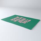This Must Be The Place - Green Pink Rug Gallery Image 3