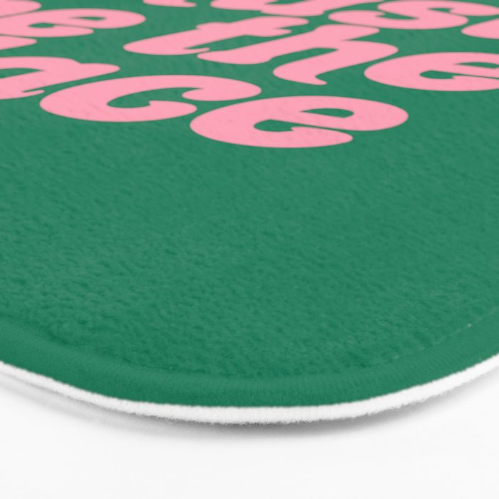 This Must Be The Place - Green Pink Bath Mat Gallery Image 3