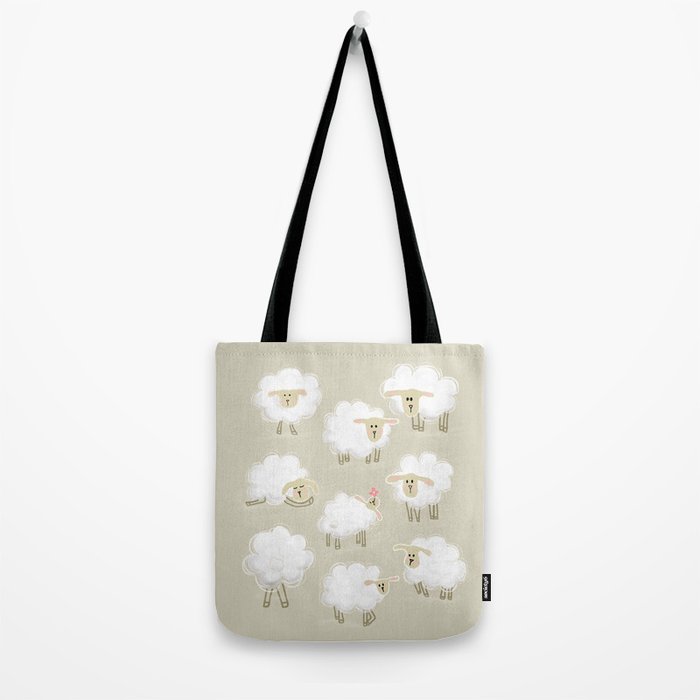 Herd of sheep Tote Bag Gallery Image 2